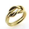 Billede af Ring, råbåndsknob 14 kt. (str. 60 -69)