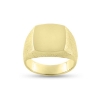 Billede af Herrering massiv lukket bund, plade 14*15 mm. 14 kt. facon 25,1 gr. (prisen er excl. guld)