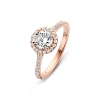 Billede af Spirit Icons Romance ring rosaforgyldt sølv synt. zirkonia str. 52