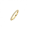 Billede af Spirit Icons ring Chic Polished forgyldt sølv m. cz (str. 52)