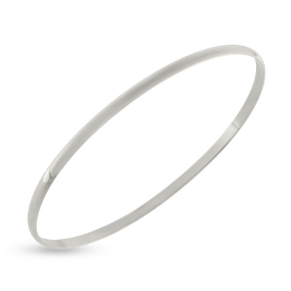 Billede af Armring ½ rund tråd 925s. Priser fra