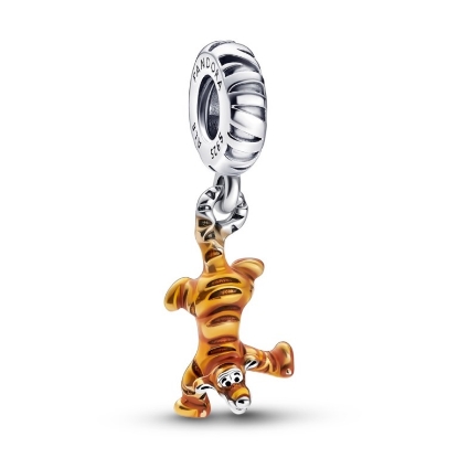 Billede af Pandora DISNEY Tigerdyret charm med vedhæng sølv m. emalje