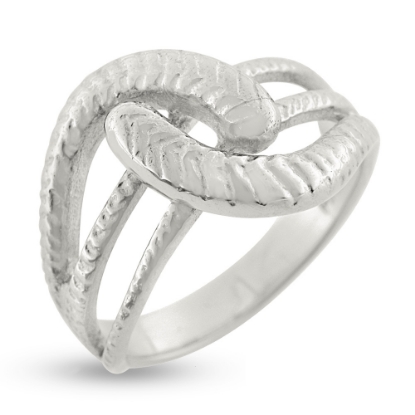 Billede af Slangering med 2 slanger, br. 15,5 mm. 14 kt. hvg.