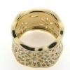 Billede af Ring udsavninger og blomster isat 5 brillanter a 0,04 + 64 a 0,01 w/vs. 14 kt.