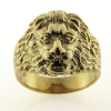Billede af Herrering med løvehoved 8 kt. facon + 22,9 gr. (prisen er excl. guld)