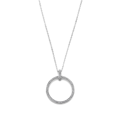 Billede af Spirit Icons Starlight halskæde sølv m. cz (45 cm)