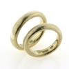 Billede af Vielses & Forlovelses ringe, profil oval ca. 4,6*2,7mm 18 kt