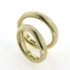 Billede af Vielses & Forlovelses ringe, profil oval ca. 4,6*2,7mm 18 kt