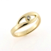 Billede af Ring med brill. 0,05 w/vs. 14 kt.