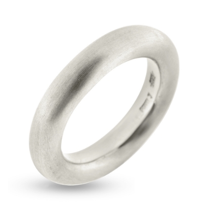 Billede af Ring, 5 mm. 3/4 rund tråd, massiv,  14 kt. hvg.