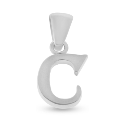 Billede af Vedhæng, bogstav "C", hj. 14,5 mm. 925s.