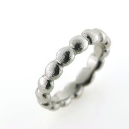 Billede af Ring kugler hele vejen rundt, br. 3,7 mm. massiv, str. 60-69. 14 kt. 