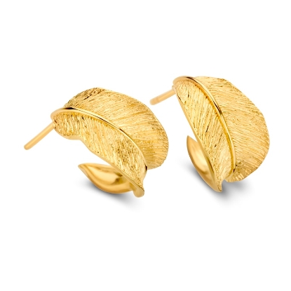 Billede af *Spirit Icons Fall øreringe forgyldt sølv (S)