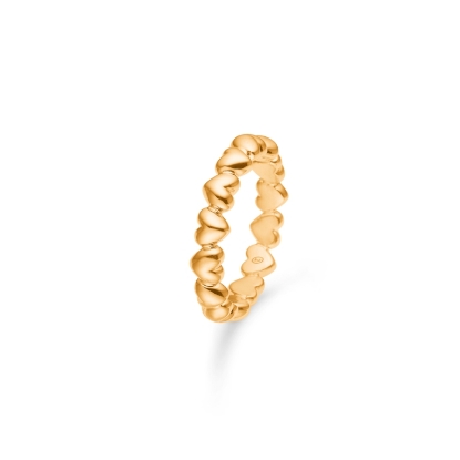 Billede af Mads Z "Poetry Heart" ring 14 kt. guld (str. 50-60)