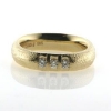 Billede af Ring 14 kt. med 3 brillanter a 0,09 ct. facon + 12,7 gr. (prisen er excl. guld)