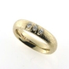 Billede af Ring 14 kt. med 3 brillanter a 0,09 ct. facon + 12,7 gr. (prisen er excl. guld)