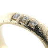 Billede af Ring 14 kt. med 3 brillanter a 0,09 ct. facon + 12,7 gr. (prisen er excl. guld)