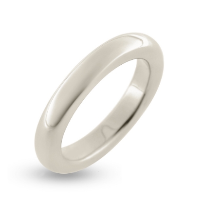 Billede af Ring massiv rund 14 kt hvg