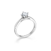 Billede af Mads Z "Crown" ring 14 kt hvidguld m. 0,50ct. W.SI str 58