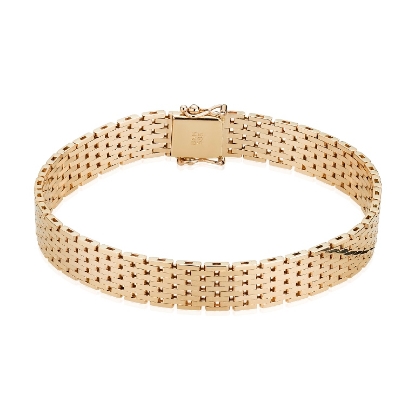 Billede af Mursten armlænke 14 kt.