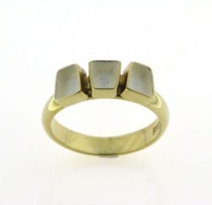 Billede af Tandring 3 tand (gl. ring bruges) 8 kt