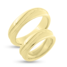 Billede af Vielses & Forlovelses ringe, 5,9*2,3 mm. 8 kt.