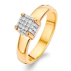 Billede af *Spirit Icons ring 'Cube' sølv fg cz str. 52