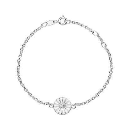 Billede af Lund Copenhagen Marguerit armbånd 11 mm sølv (16-19 cm)