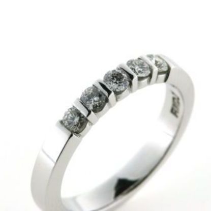 Billede af Sten isat ring i bjælkefatning eller U fatning (excl. sten)