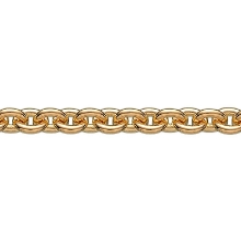 Billede af Kæde anker rund sølv forgyldt t 0,50/br 1,8mm 70cm