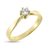 Billede af Ring solitaire 14 kt facon 2,9 gr. (prisen er excl. guld)