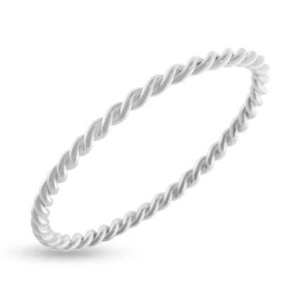 Billede af Armring snoet tråd 925s. Priser fra