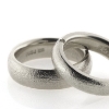 Billede af 1 par ringe, damering med brill. 0,25 w/vs. 14 kt. hvg.