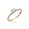 Billede af Ring syn. cubic zir. 8 kt.