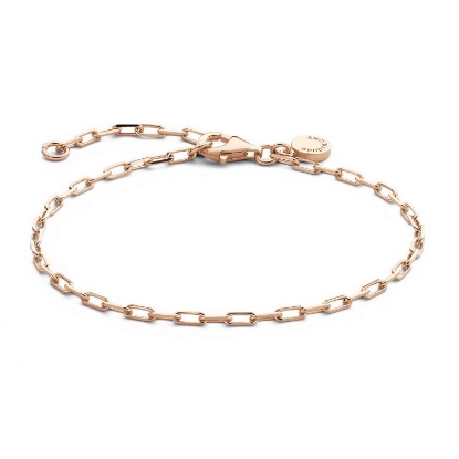 Billede af Spirit Icons Echo (M) armbånd rosaforgyldt sølv 19 cm. justérbar