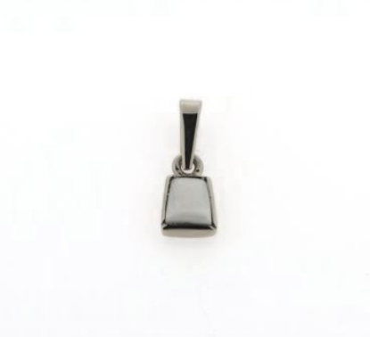 Billede af Tand vedh. med patz øsken 14 kt. hvg.