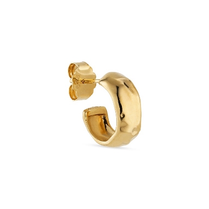 Billede af Jane Kønig Bruised Heart Hoop ørering forgyldt sølv (1 stk)