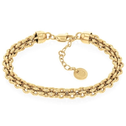 Billede af Tommy Hilfiger Intertwined Circles Chain armbånd stål gulddoublé 17cm