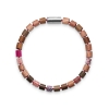 Billede af Mads Z Black Sun armbånd "Makua Beach Pink" pink nylon m. sølv lås 18cm