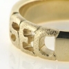 Billede af Herrering br. 9 mm. udsavet monogram (3 bogstaver) 14 kt. 