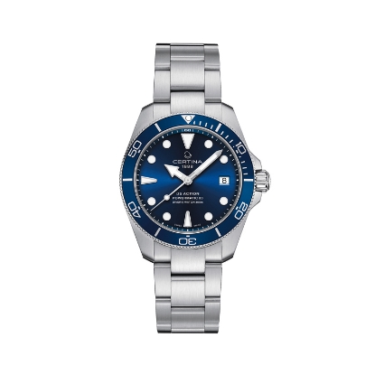 Billede af Certina DS Action Diver Automatisk Blå 300m safirglas 38mm