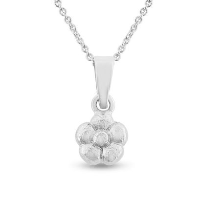 Billede af Vedhæng hyldeblomst med øsken & patz, 7,5 mm 14 kt. hvg.