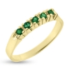 Billede af Ring rk. m. 5 syn sten a 2,0 mm. 8 kt.