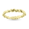 Billede af Ring hjerter, hele vejen rundt ,br, 3,4 mm. hamret overflade 14 kt. facon 5,1 gr. (prisen er excl. guld)