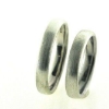Billede af Viel. & Forlov. ringe, børstet 925 s....