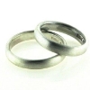 Billede af Viel. & Forlov. ringe, børstet 925 s....