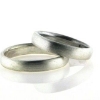 Billede af Viel. & Forlov. ringe, børstet 925 s....