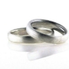 Billede af Viel. & Forlov. ringe, børstet 925 s....