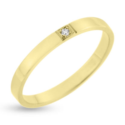 Billede af Alliancering brillant 0,01 w/vs 14 kt.