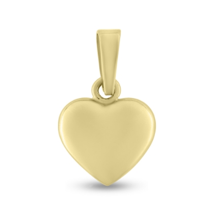 Billede af Vedhæng hjerte, massivt, patz øsken